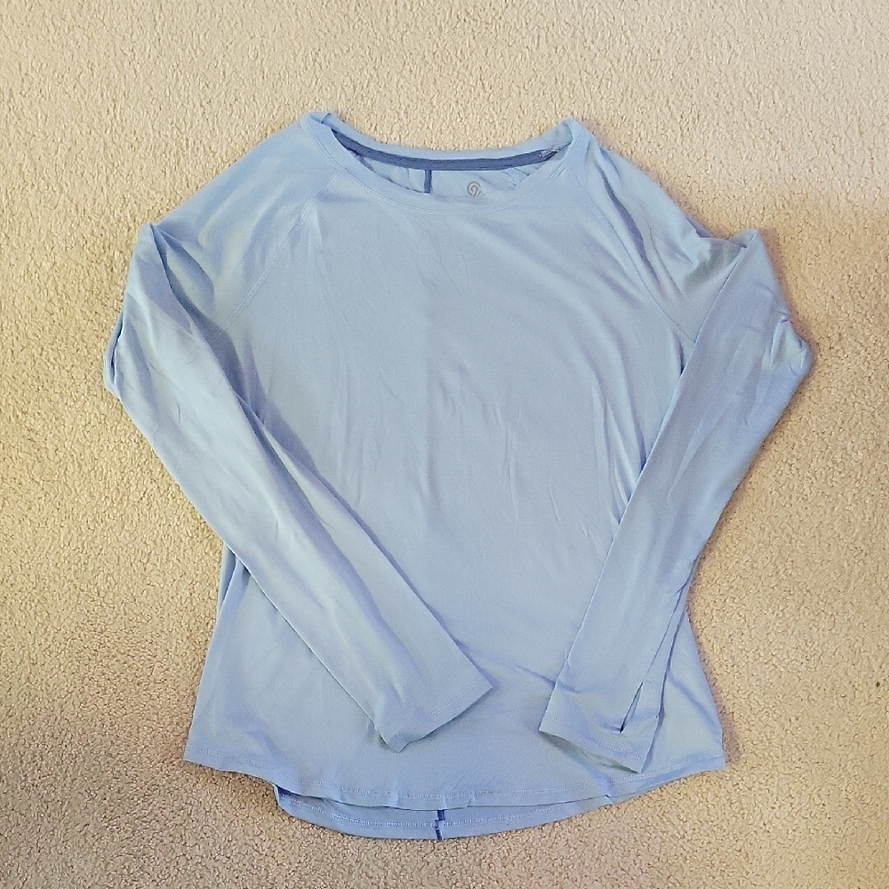 Champion Women's Long Sleeve Top - Sky Blue